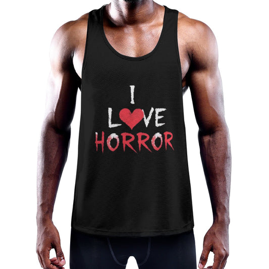 I Love Horror Muscle Tank Top