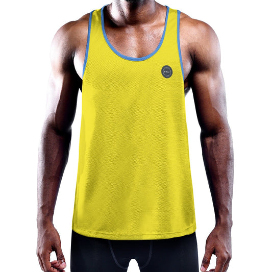Yellow Muscle Tank Top