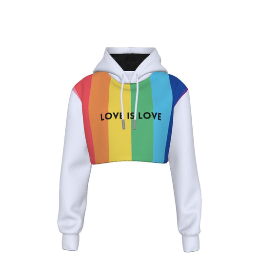 Love is Love Crop Top Hoodie
