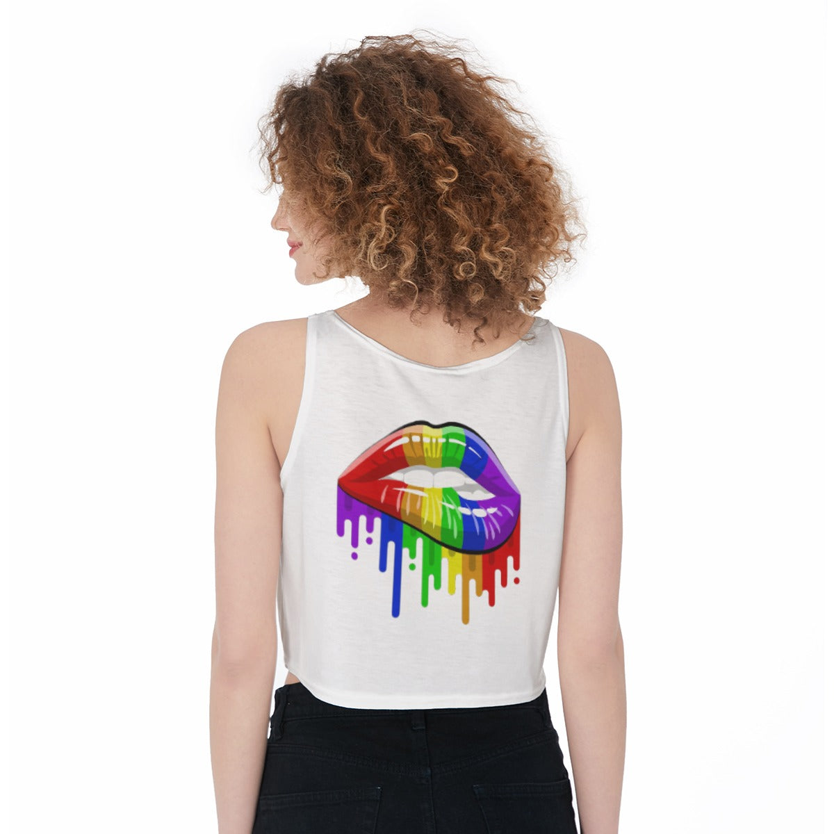 Kiss my Rainbow Crop Top