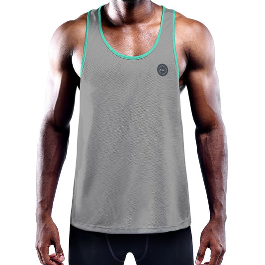Grey Muscle Tank Top