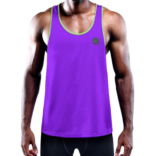 Purple Muscle Tank Top