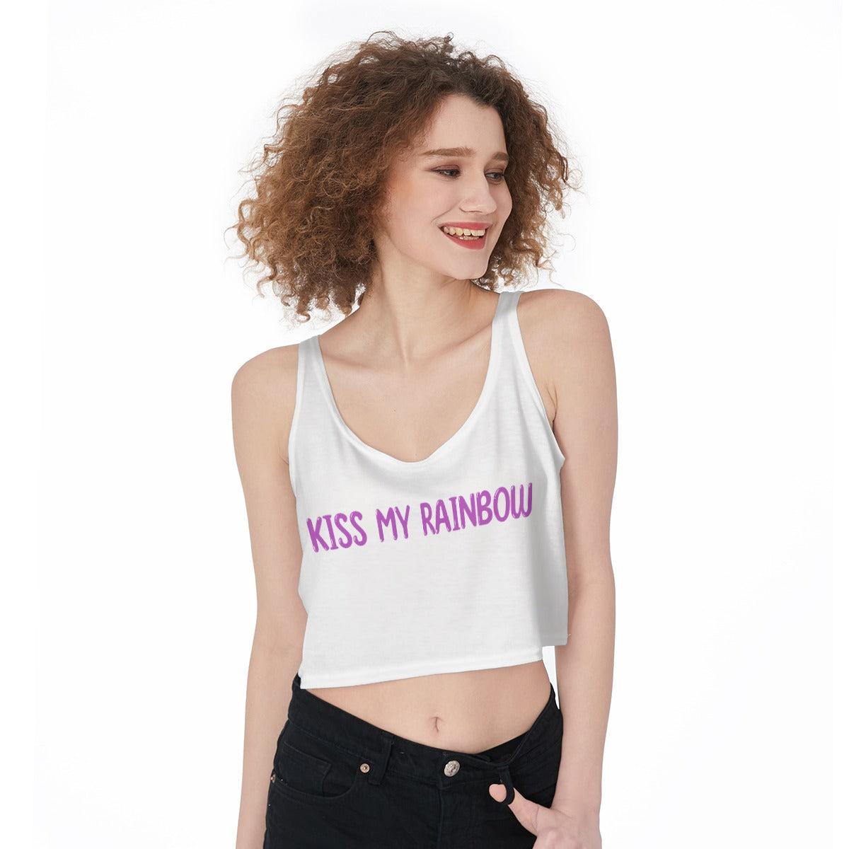 Kiss my Rainbow Crop Top