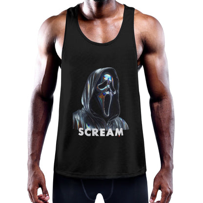 Ghostface Slim Y-Back Muscle Tank Top