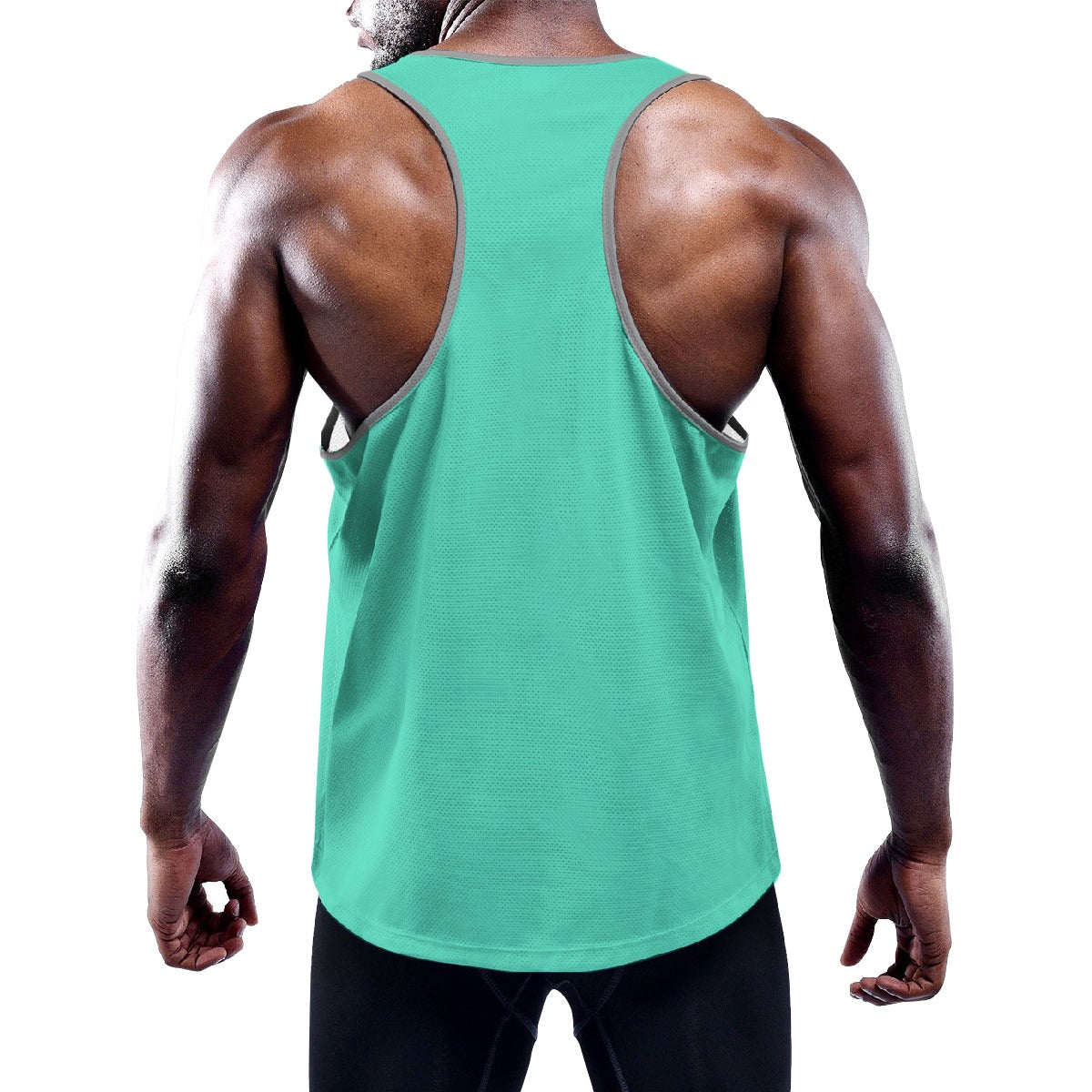 Turquoise Muscle Tank Top