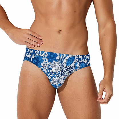 Blue Paisley Swimsuit