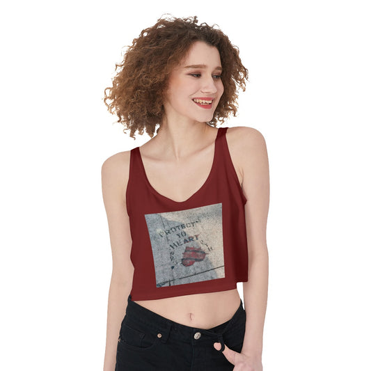 Graffiti Crop Top