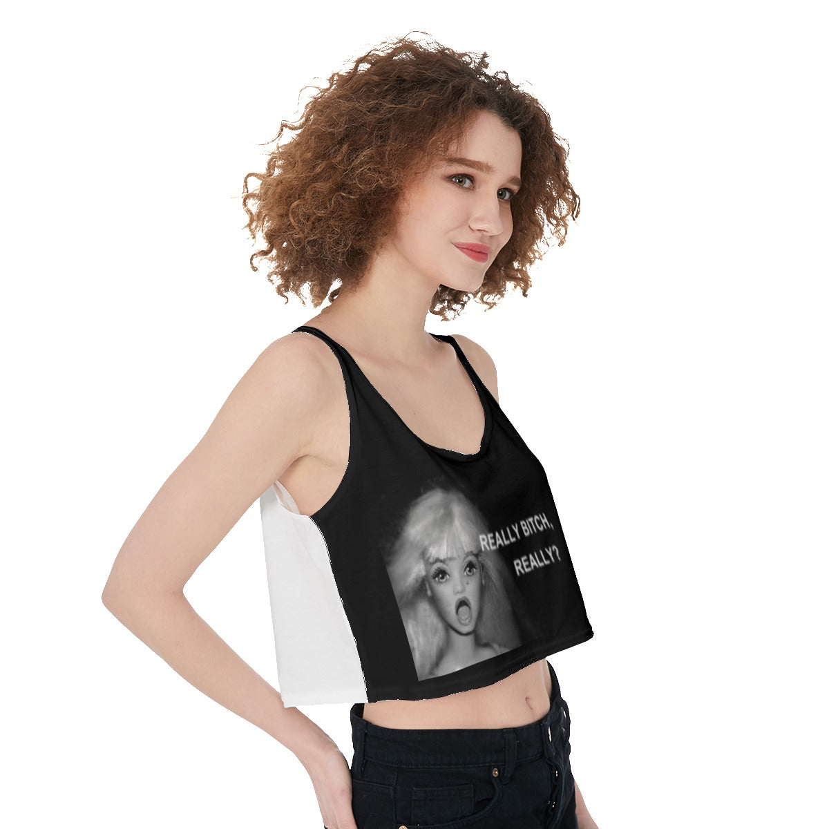 Really Bitch? Crop Top