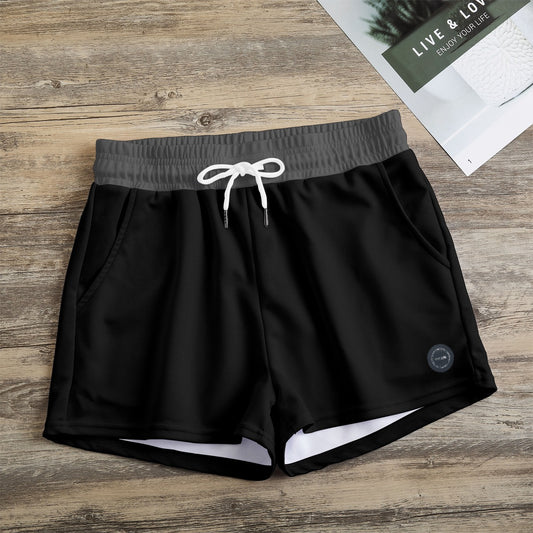 Black and Grey Shorts