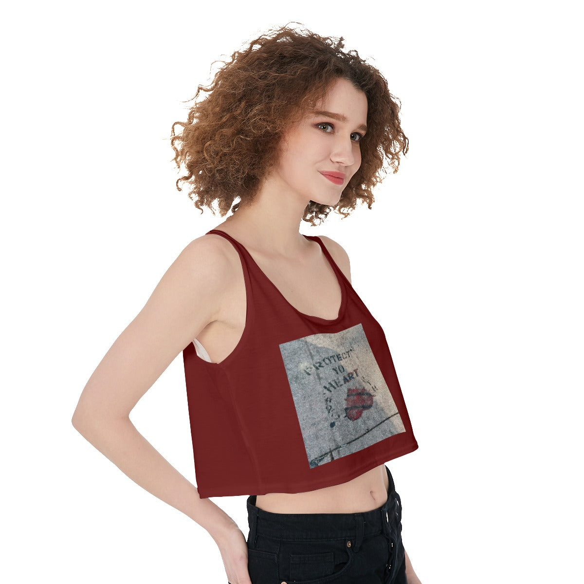 Graffiti Crop Top