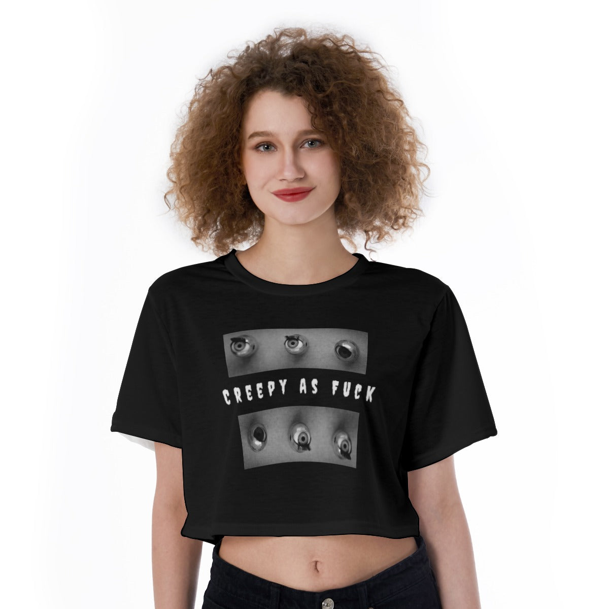 Creepy as F!@# Crop Top