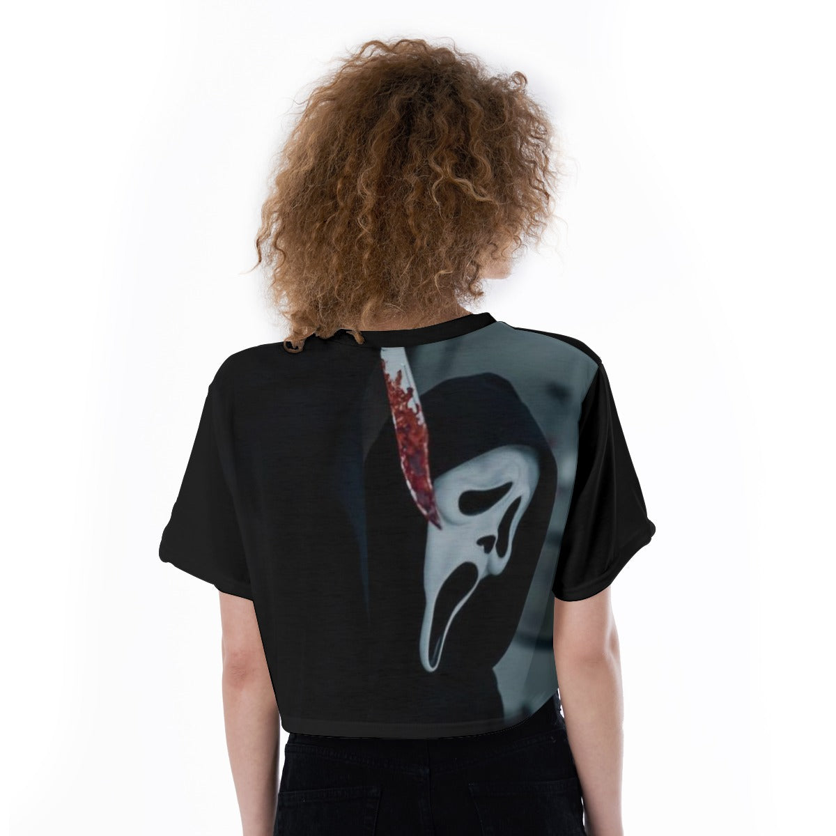 Ghostface Crop Top